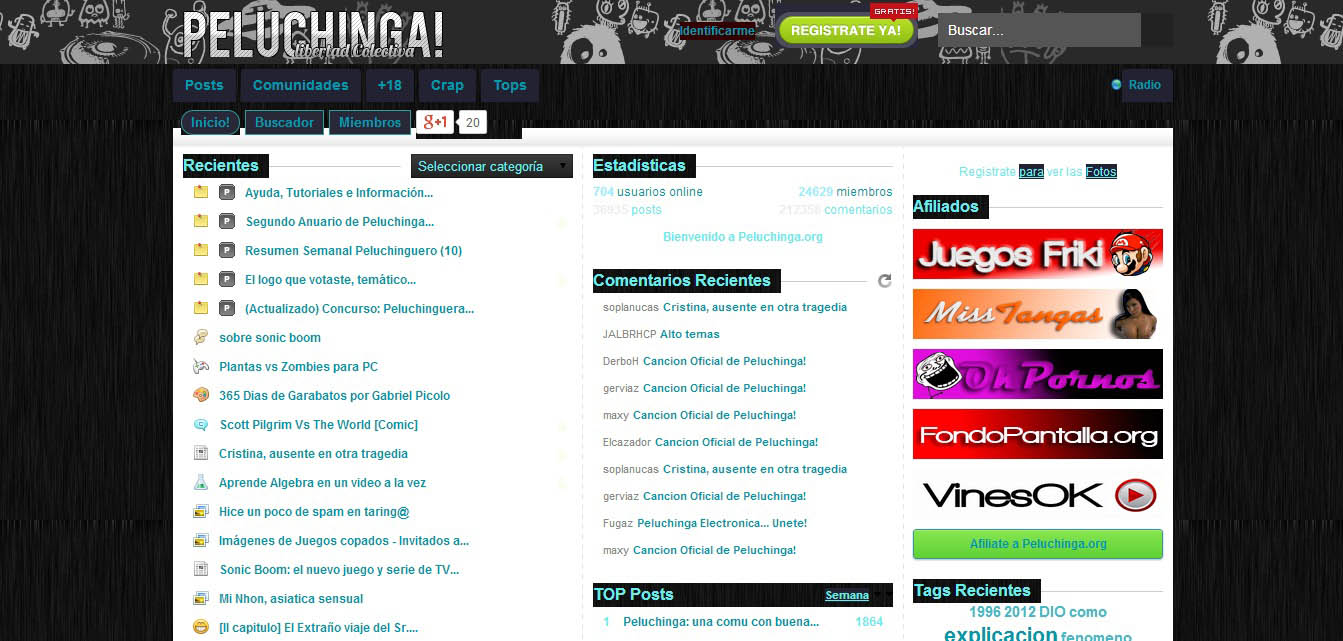 Peluchinga Dark Theme