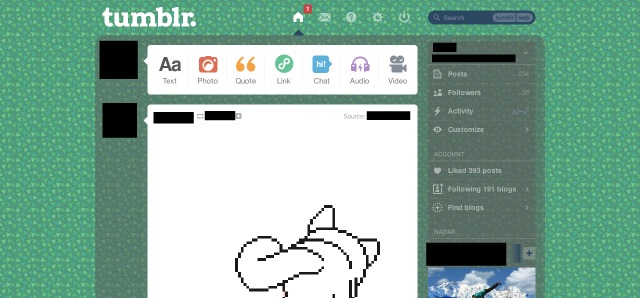 Animal Crossing Tumblr Theme (Summer Ground)