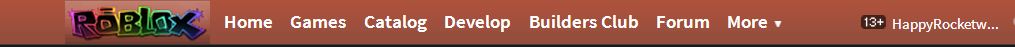 Rainbow / Red Style ROBLOX Bar