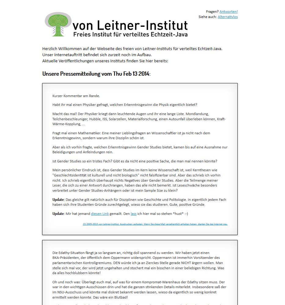 Von Leitner Institut