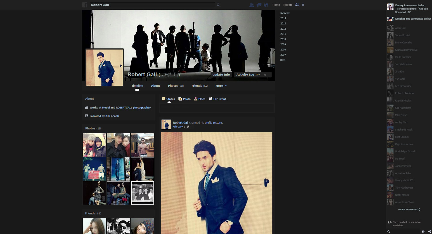 MINIMAL FACEBOOK PRO - CLEAN DARK /by robertgall/