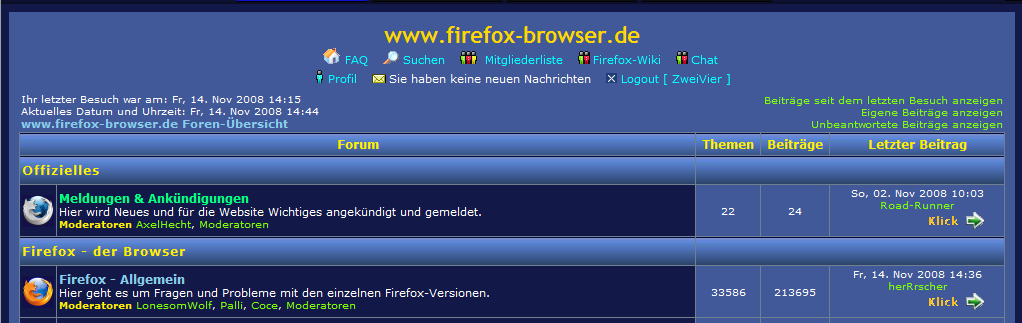 Firefox 3** -  browser forum in a new guise
