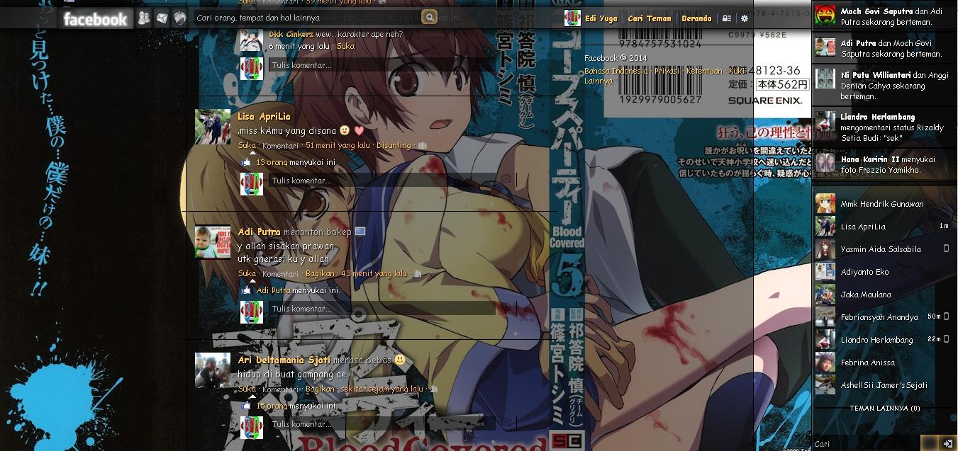 Tema Facebook - Anime Corpse Party By Edi yuga