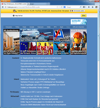 Hide My Ass! | Nice Header & No Adverts