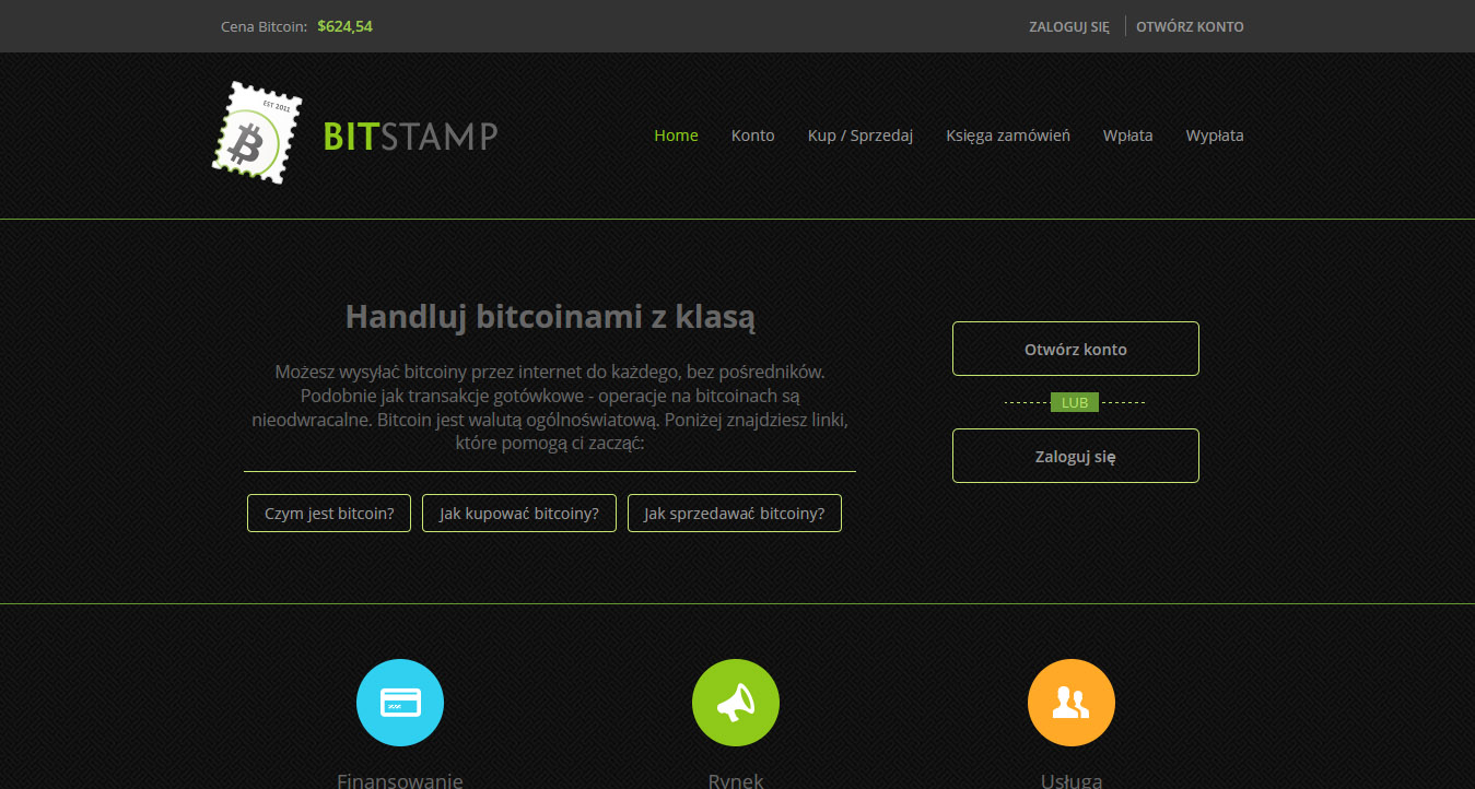 Bitstamp - Dark Theme