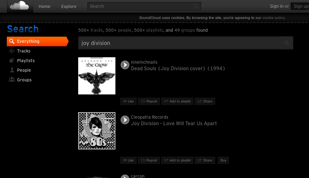 Darker soundcloud (based on Pitch Black and White)