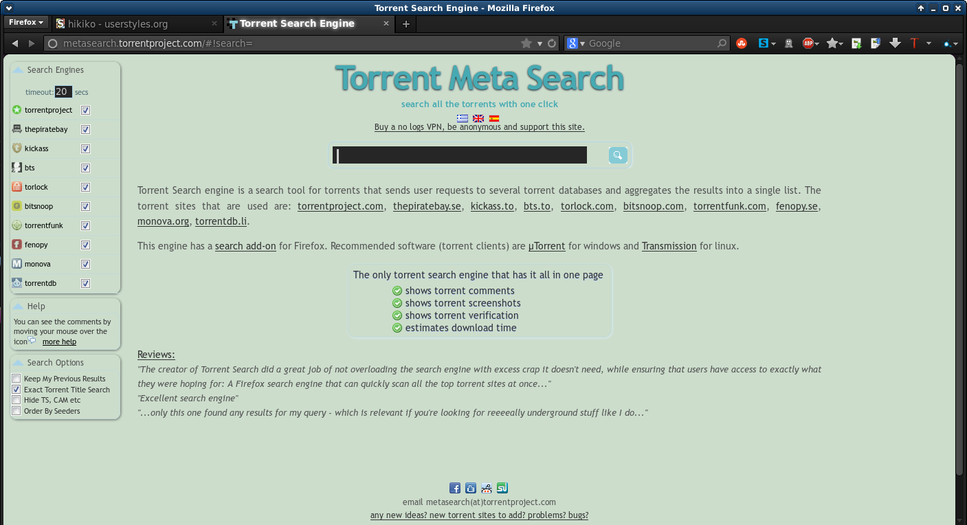 Torrent Search Engine