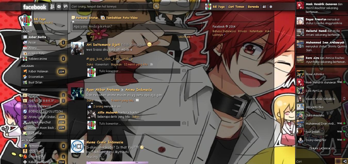 Tema Facebook - Anime Cuticle Tantei By Edi yuga