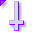 Inverted Indigo/Purple Cross ✞†✞ (tumblr cursor)