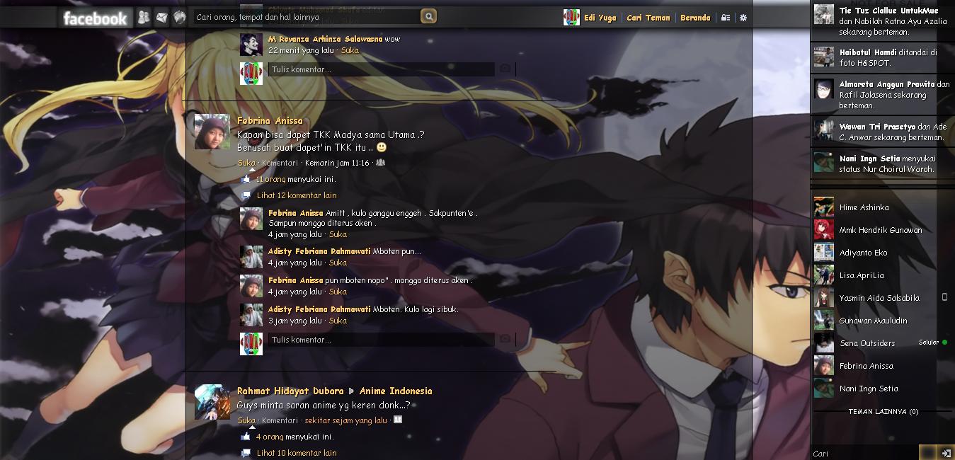 Tema Facebook - Anime Dance in the Va By Edi yuga