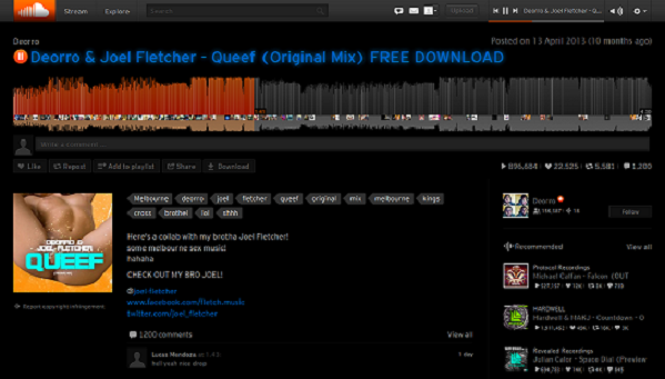 Soundcloud Orange & Black theme by: ND47
