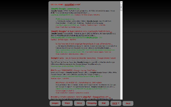 Simplify Google v1.1