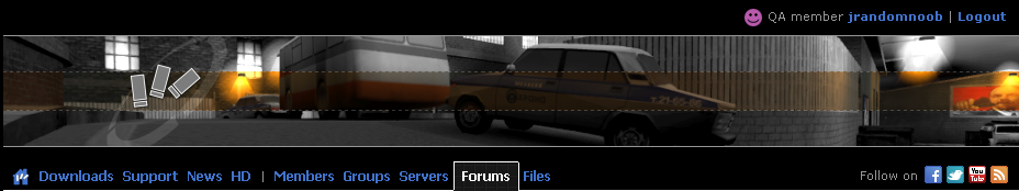 urtinfo retro header (ut4_ambush custom)
