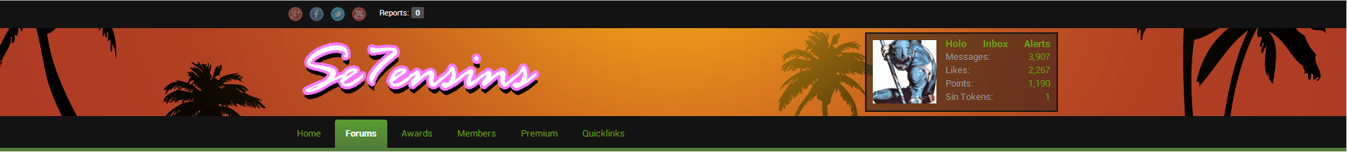 Vice City 7s Banner and Logo