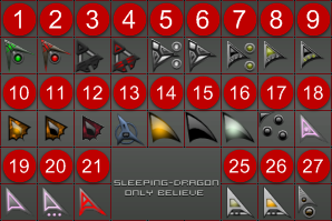 Sleeping Dragons Cursor Set (-CyberationMicro-)