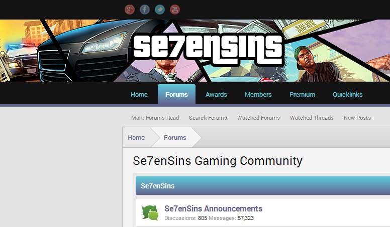 Se7enSins - GTA V UserStyle