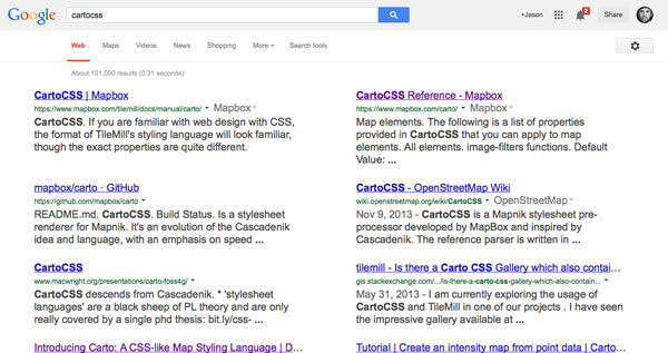 Google Search | Clean Text, 2 Columns