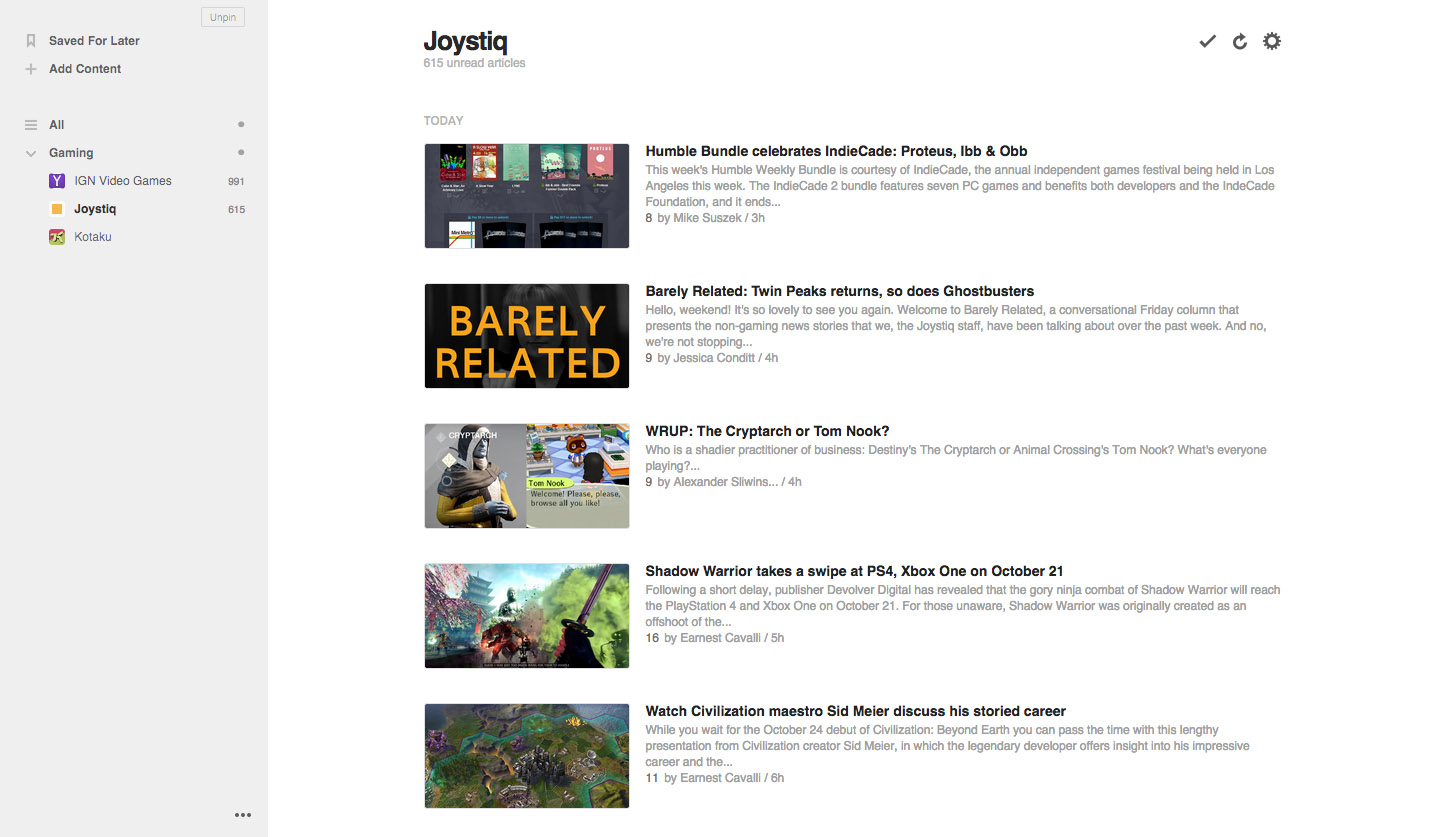 Feedly Clean