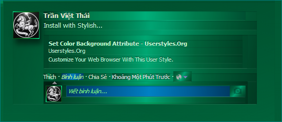 Set Color Background Attribute