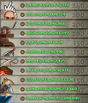 Cookie Clicker: smaller buildings in store