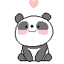 Cute panda home button