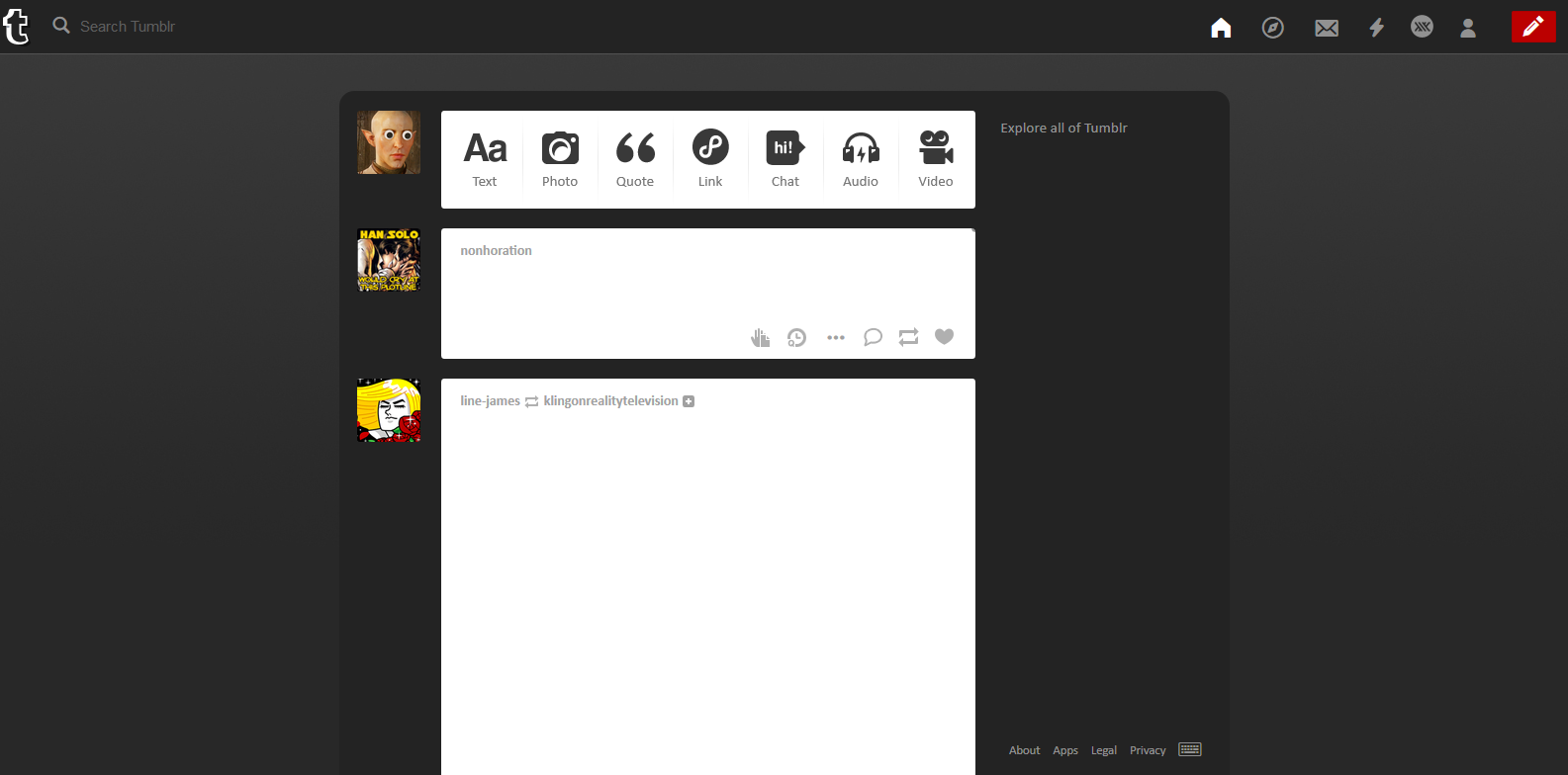 Simple Greyscale Tumblr Theme