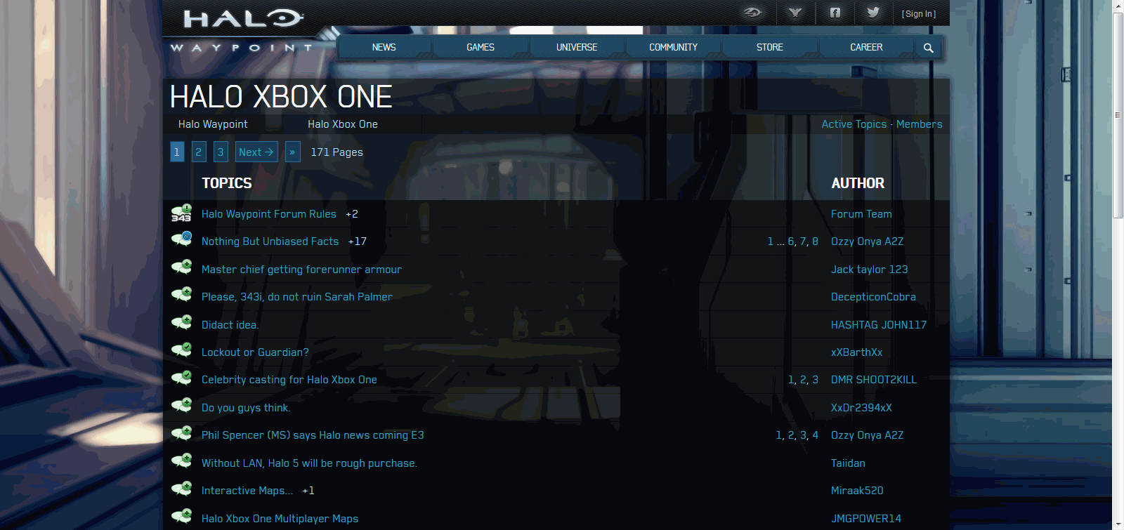 Halo Waypoint: Glassy Haven Theme