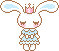 Blue bunny home button