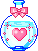 Heart in a bottle home button