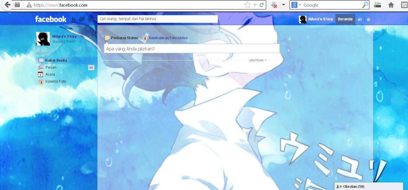 Facebook Theme - Cloud v.1