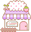 Sweet purple house home button