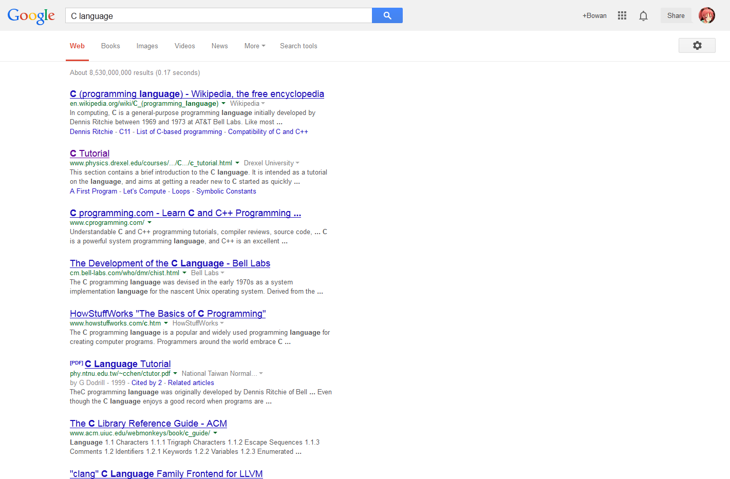 Google Link Underlines