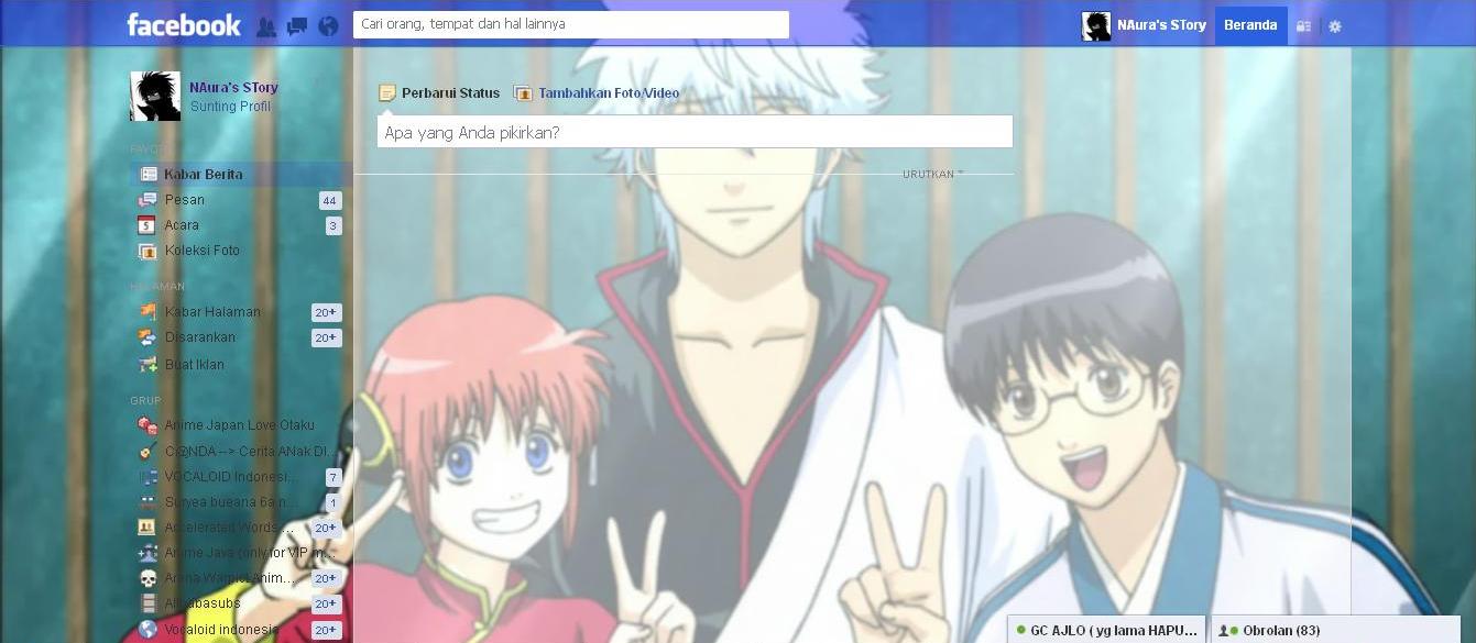 Facebook Theme - Gintama