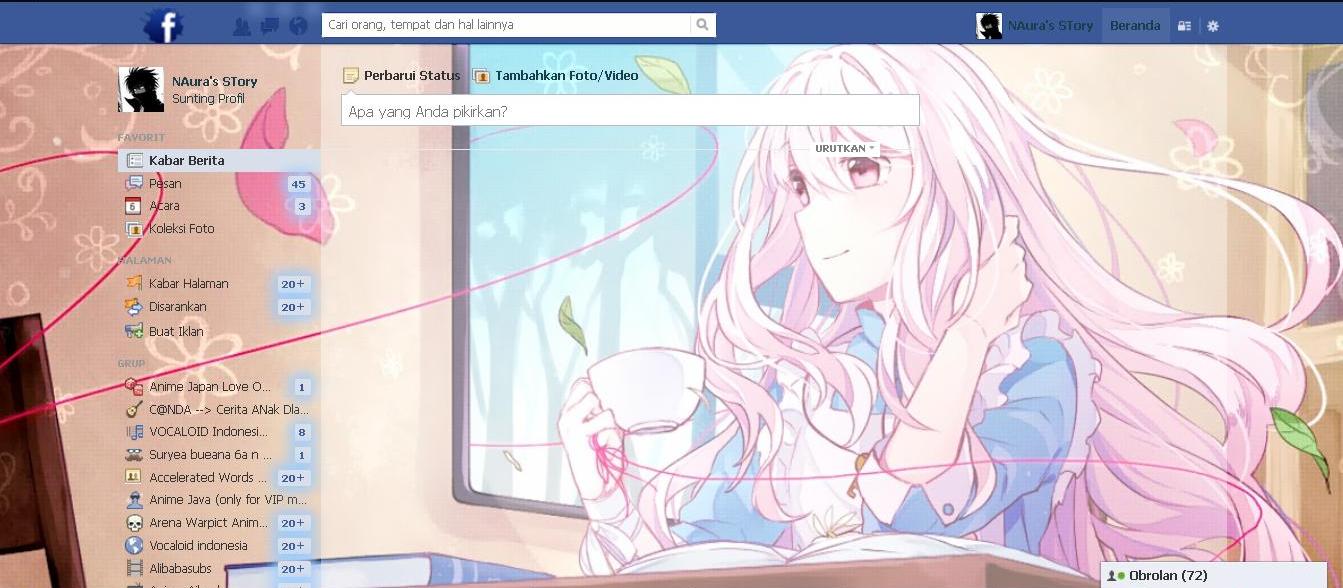 Facebook Theme - Kagerou project Marry