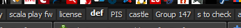 Dark skin for TabGroupBar addon