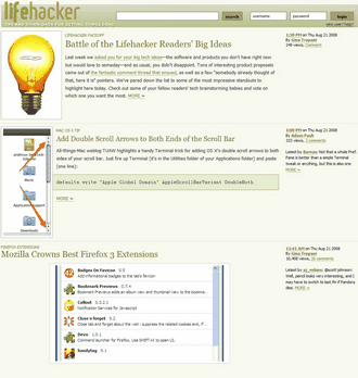 Lifehacker Cleaner for new design