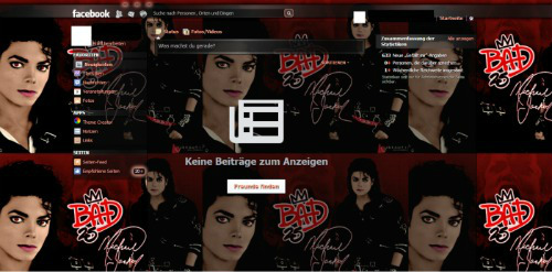 Facebook Michael Jackson Bad theme