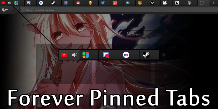 Firefox: Forever Pinned Tabs