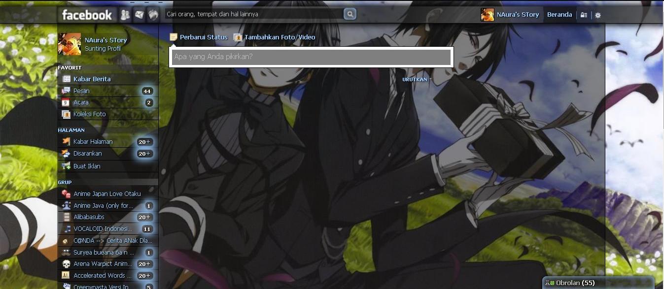 Facebook Theme - Black Butler