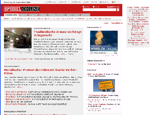 Website: cleaner - www.spiegel.de