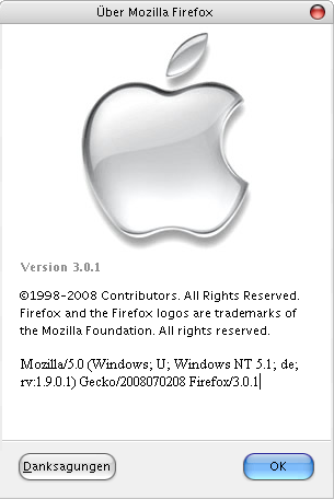 About Mozilla Firefox - Apple