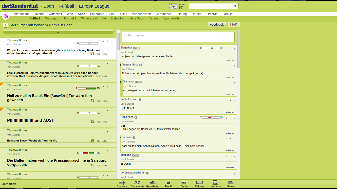 Compact Layout for new derstandard.at Lifebericht