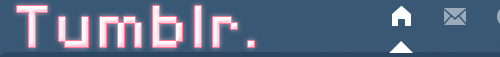 Pink pixel tumblr logo