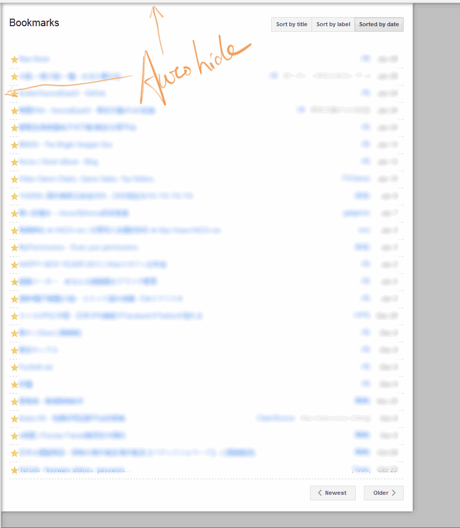 Google Bookmark as WebApp
