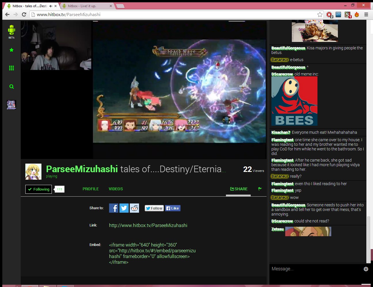 Dark/Green Hitbox With Customizable Chat Features