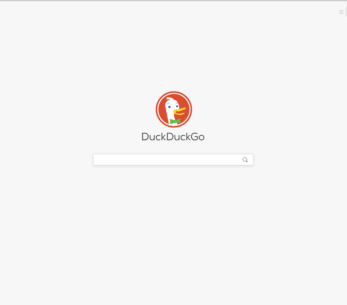 DuckDuckGo Minimalist