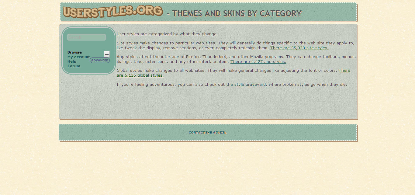 Userstyles: Retro Styles