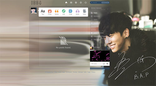 B.A.P - Bang Yongguk #1 (tumblr dashboard)