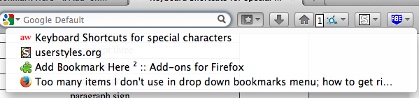 Just the Bookmarks, Please
