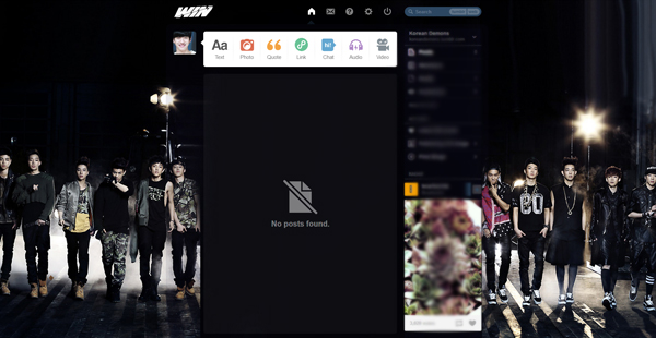 YG WIN Team A & Team B (tumblr dashboard)
